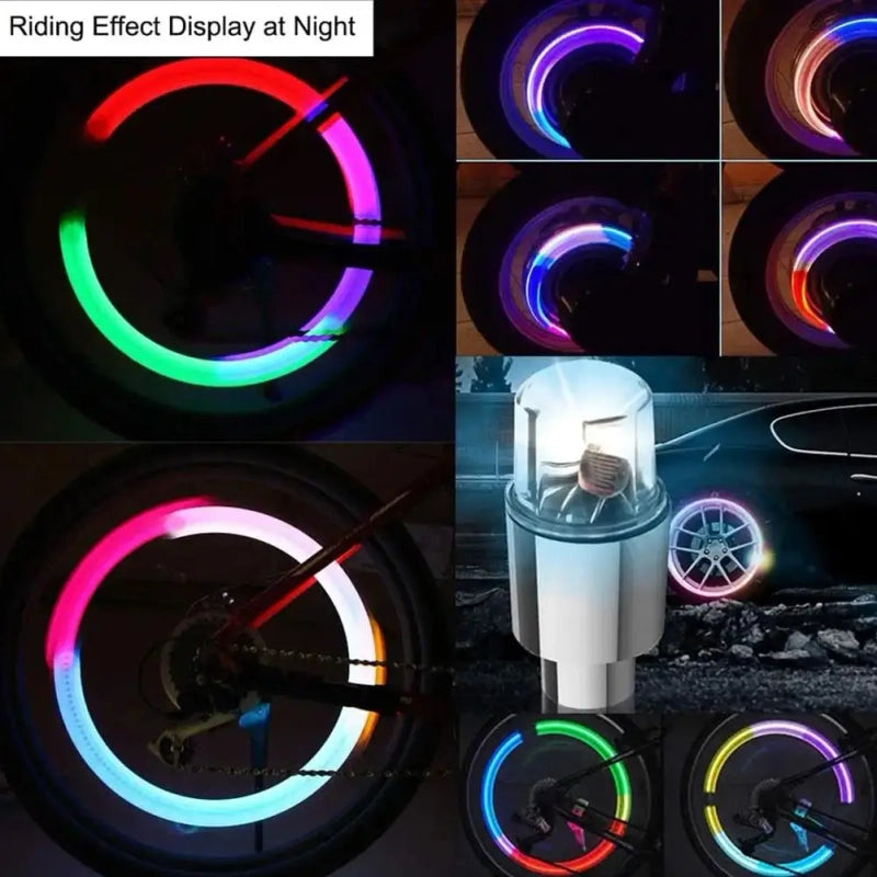 4 Lumières LED pour Roues : Dominez la nuit