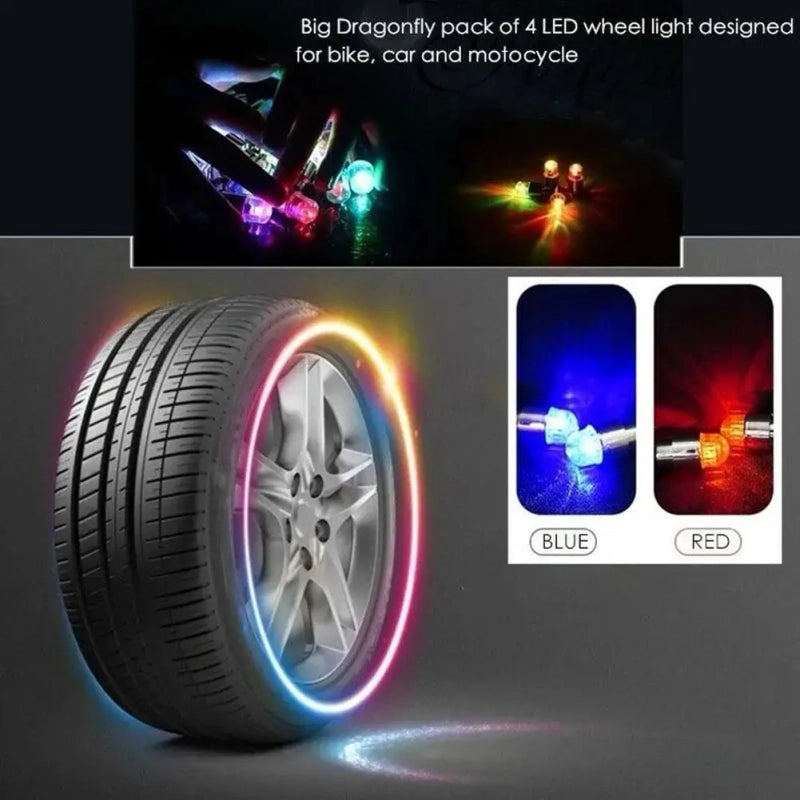 4 Lumières LED pour Roues : Dominez la nuit