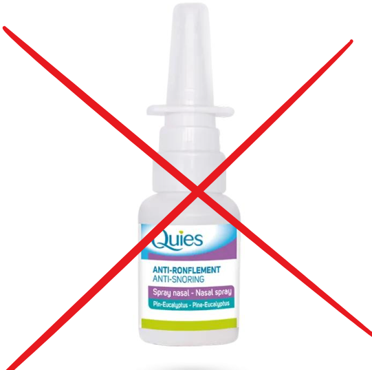 Spray anti-ronflement