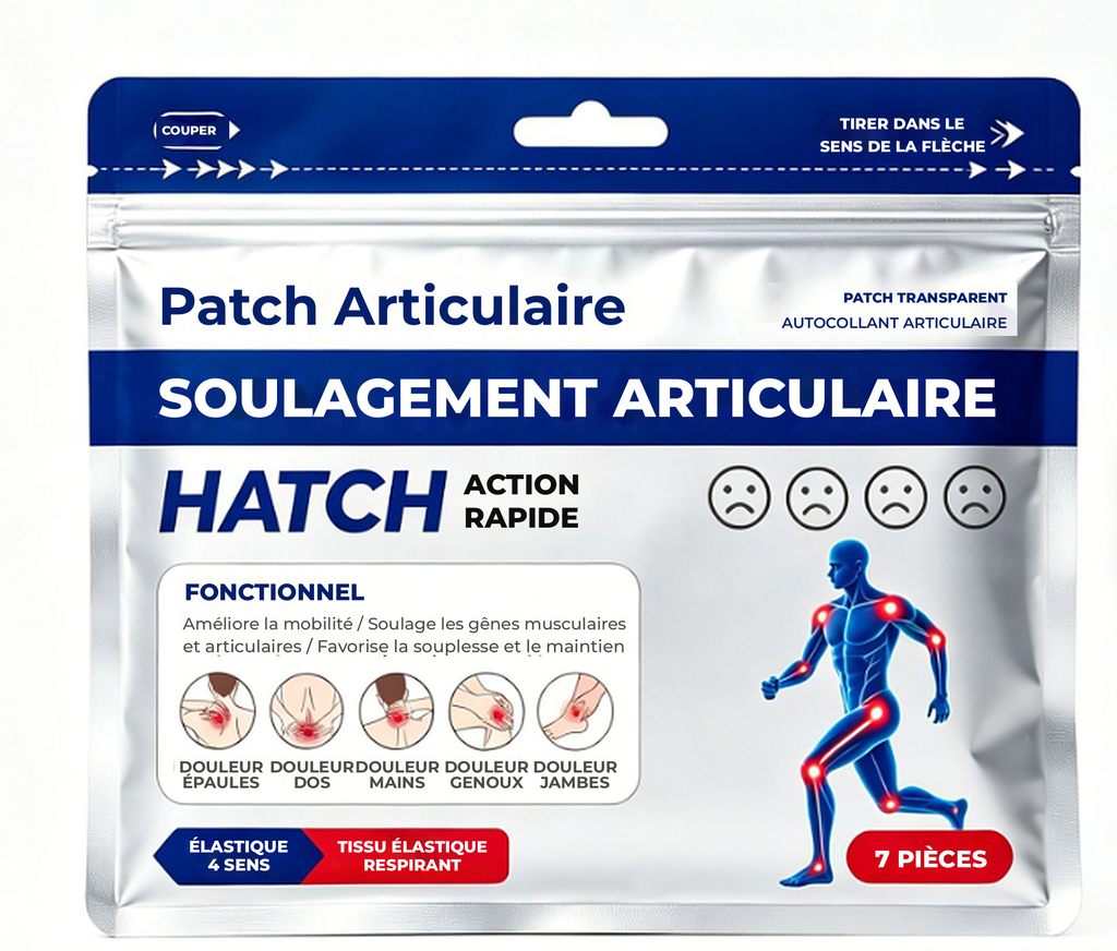 Patchs Élastiques aux Herbes pour les Articulations :  1 acheté = 1 offert